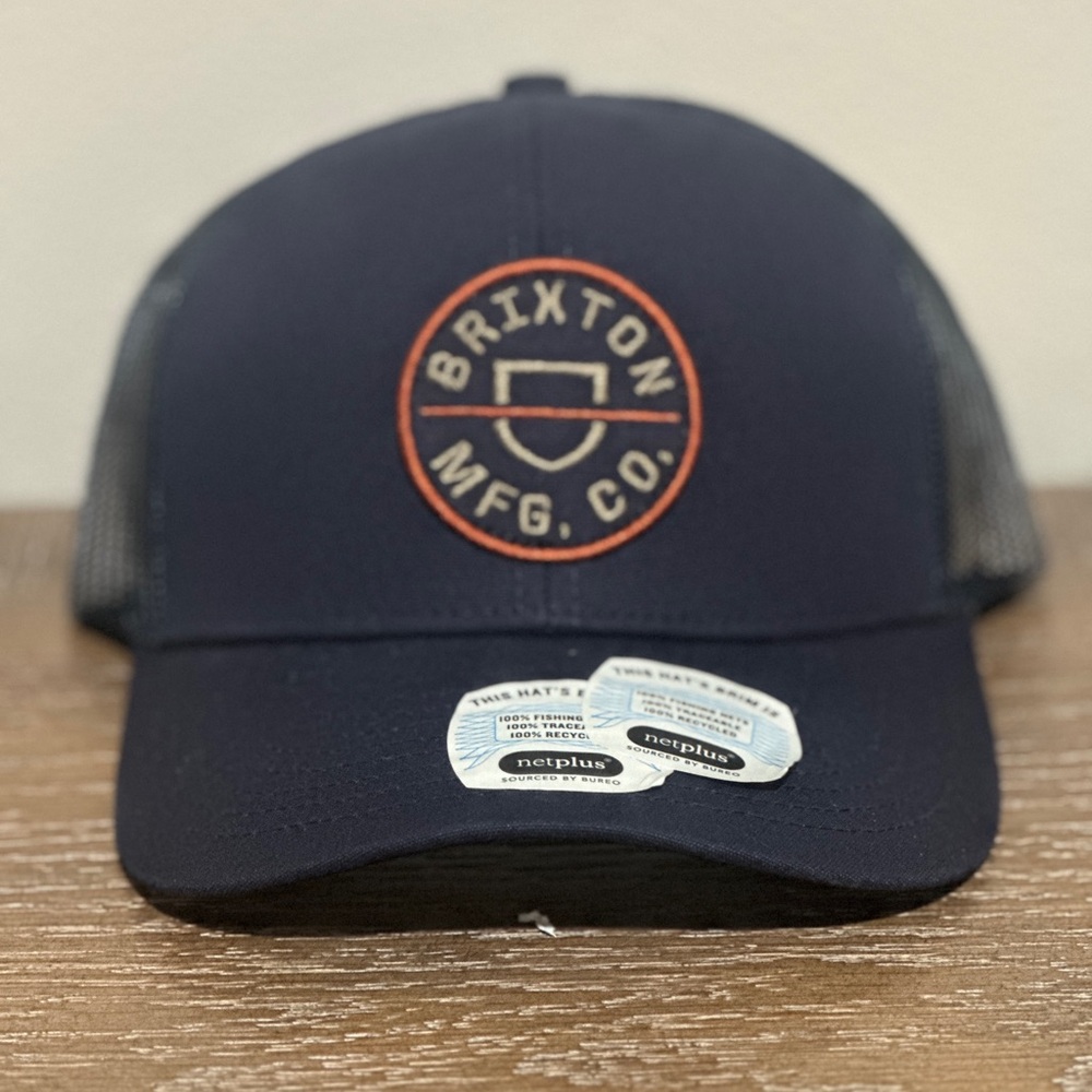Brixton blue trucker SnapBack hat